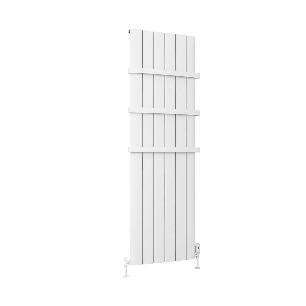 Peretti 1800 x 565 Aluminium Radiator Matt White