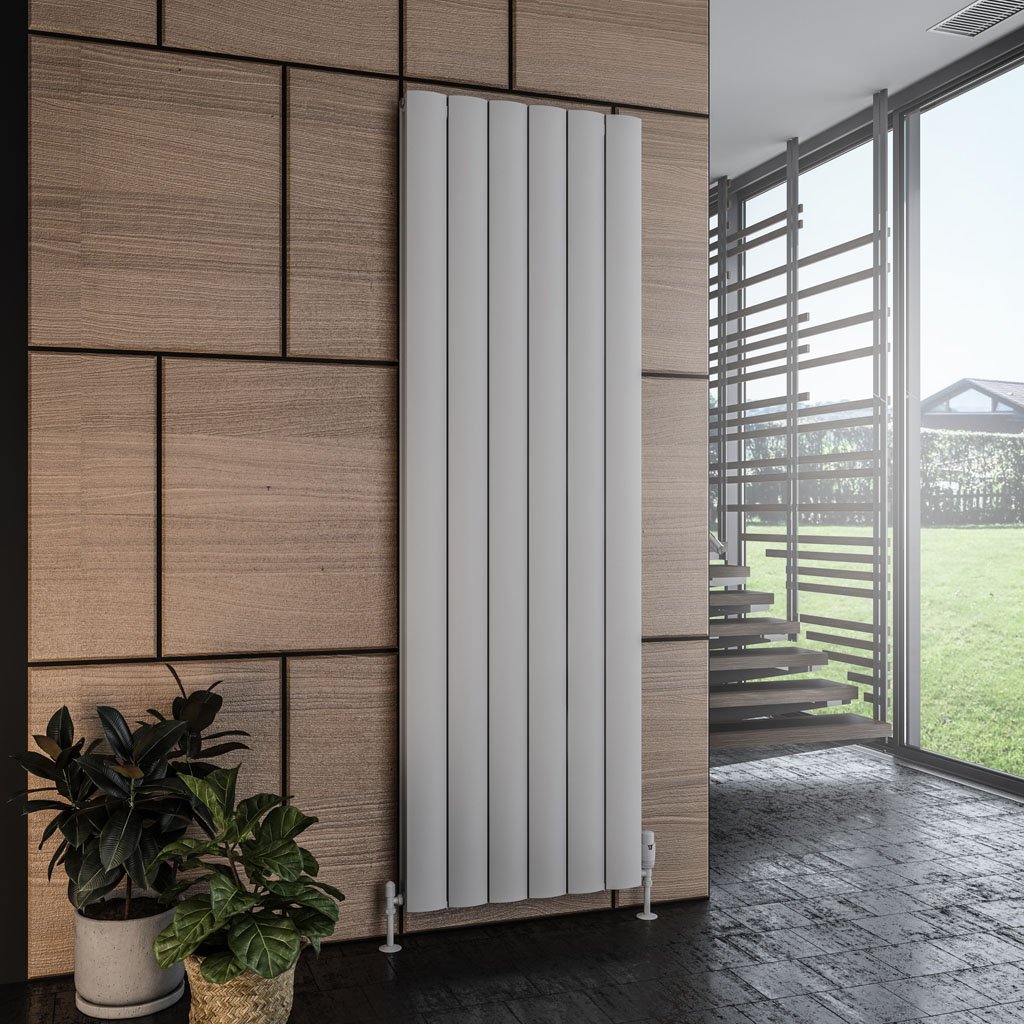 Guardia 1800 x 565 Aluminium Radiator Matt Grey