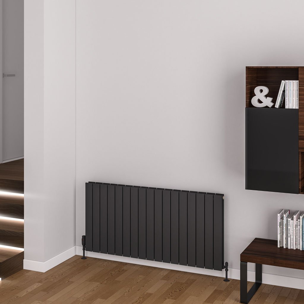 Addington Aluminium 600 x 1254 Radiator Type20 Matt Anthracite