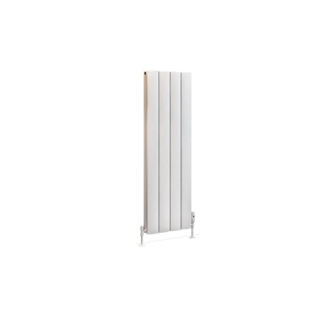 Guardia 1200 x 375 Aluminium Radiator Matt White