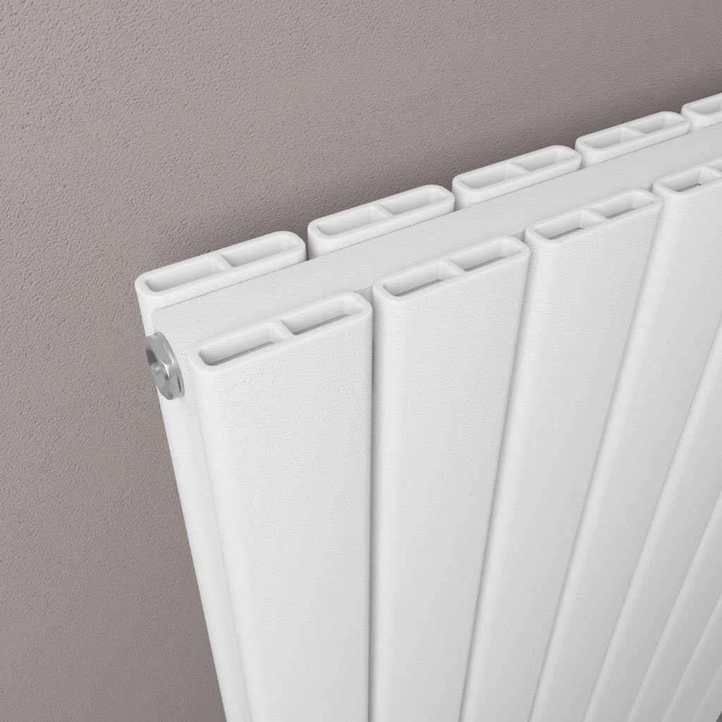 Hadleigh 1200 x 275 Aluminium Radiator Matt White