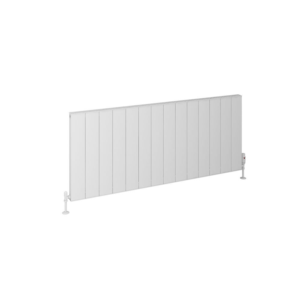 Vesima 600 x 1403 Aluminium Radiator Matt White