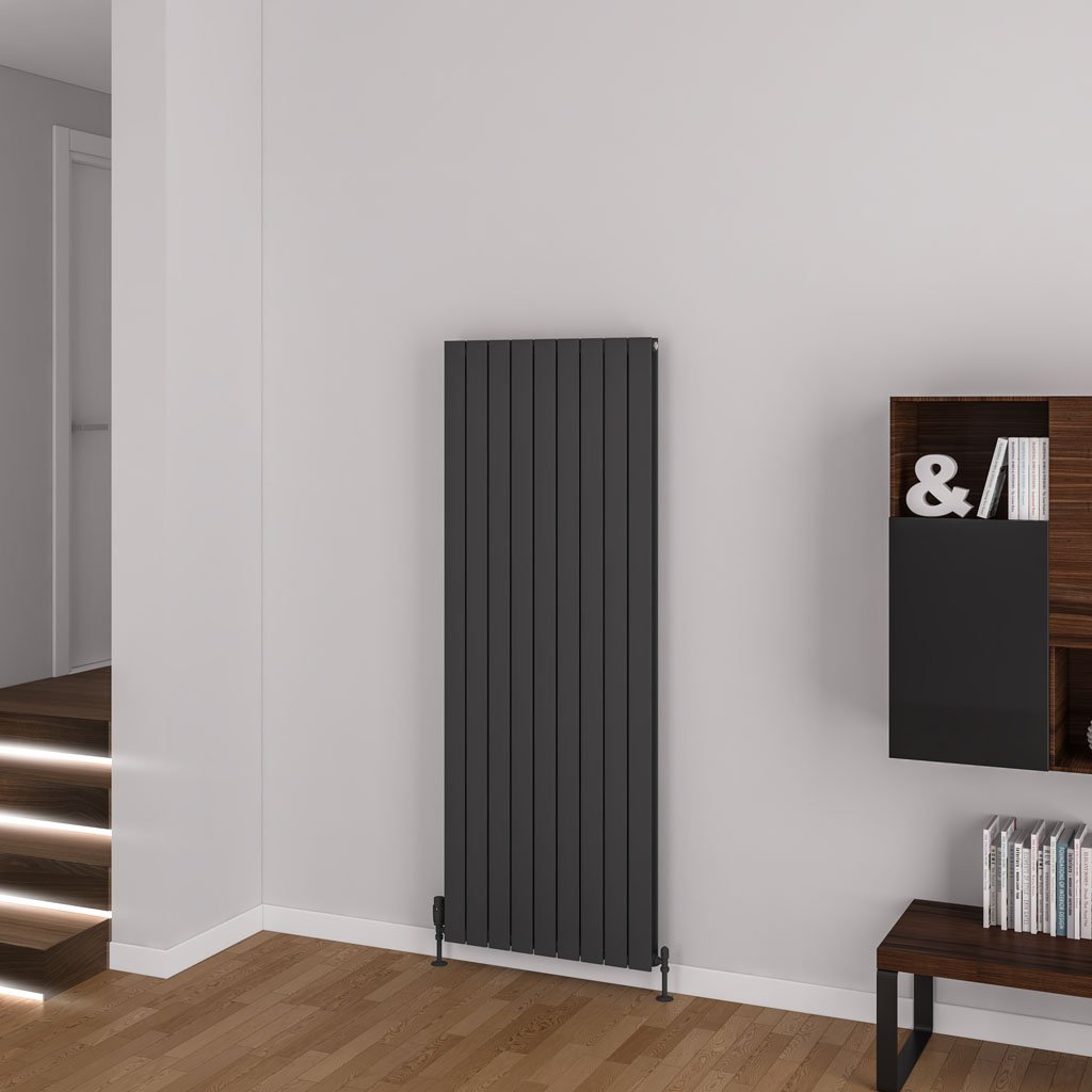 Addington Aluminium 1800 x 662 Radiator Type20 Matt Anthracite