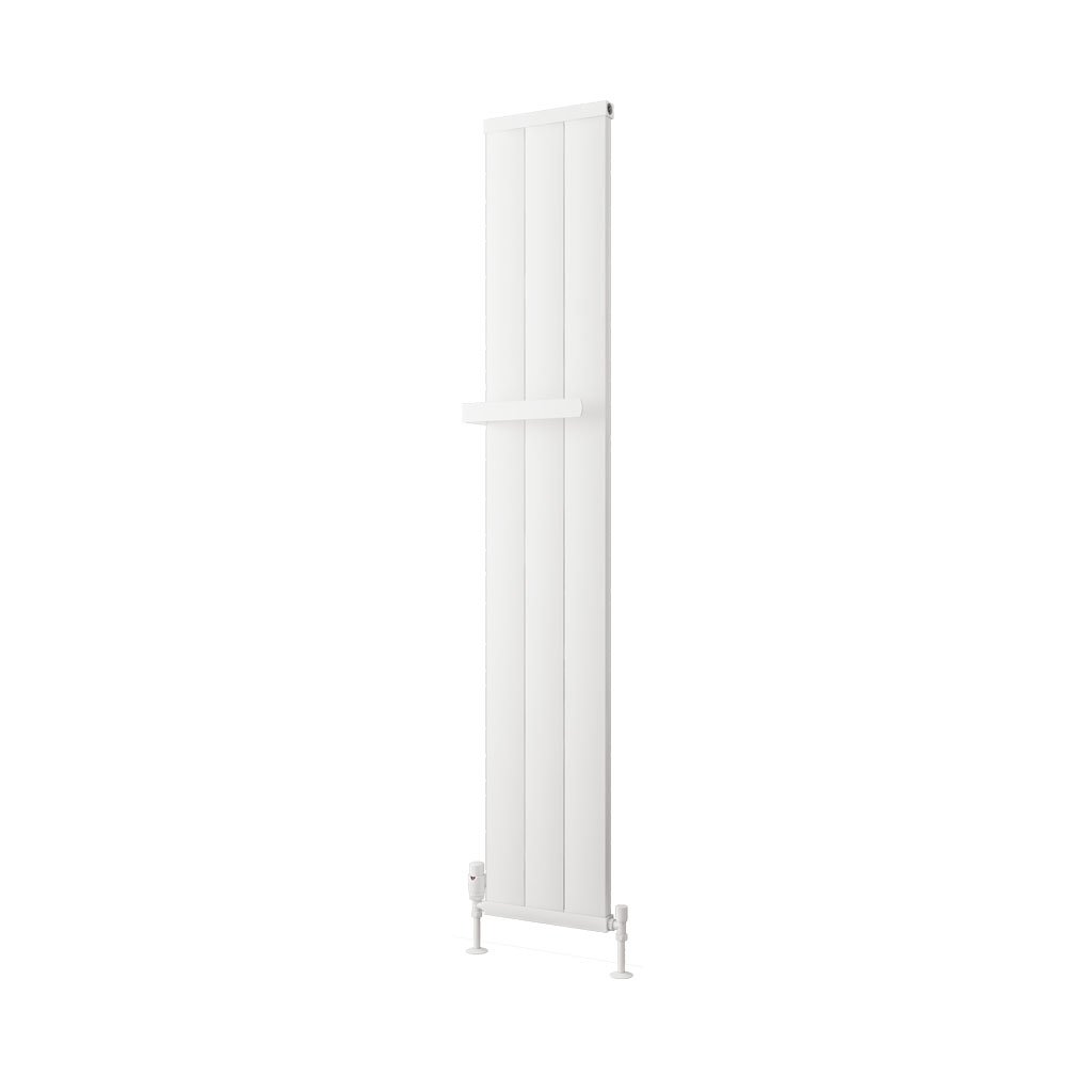 Kingswood Slimline 1800 x 310 Aluminium Radiator Matt White