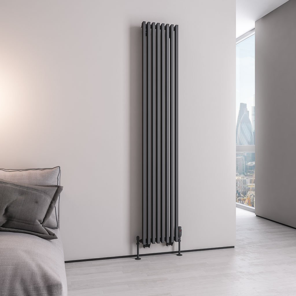 Rowsham 1800 x 300mm Radiator Matt Anthracite