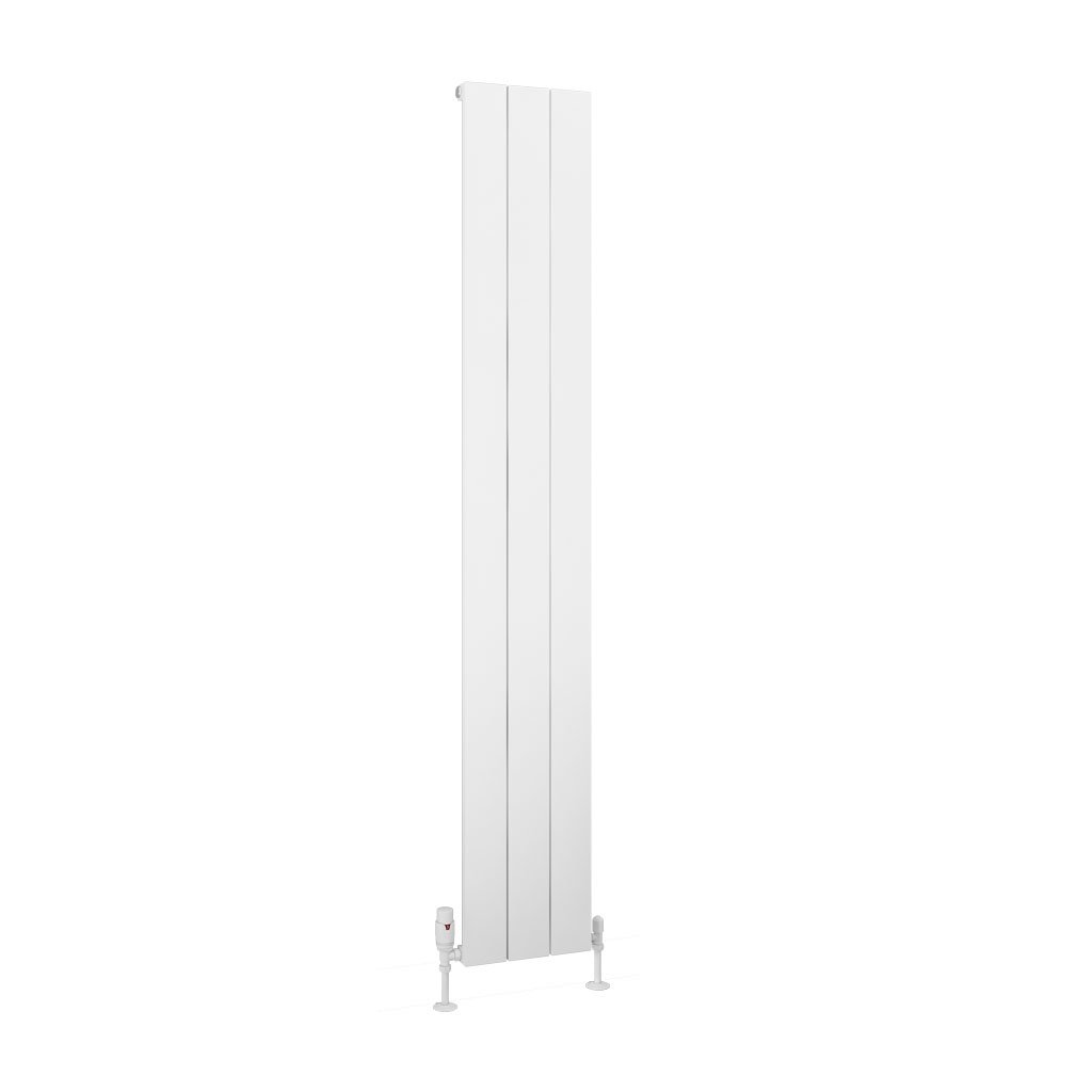 Charlton 1800 x 280 Aluminium Radiator Matt White