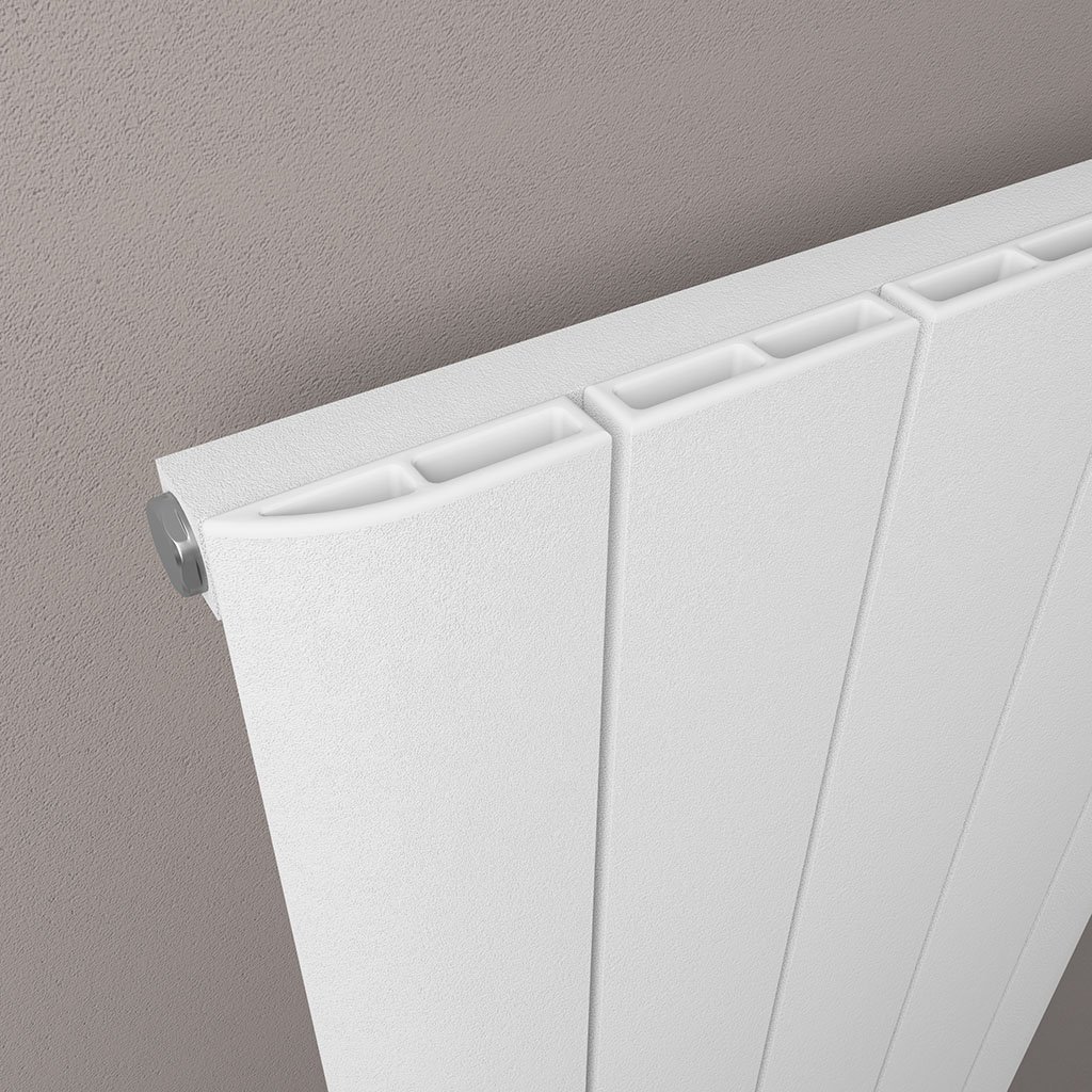 Withington 1800 x 280 Aluminium Radiator Matt White