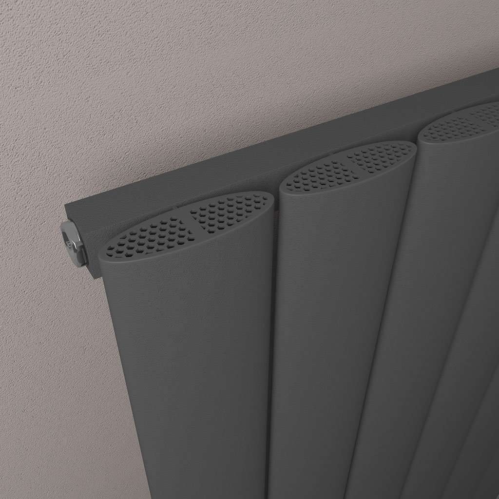 Malmesbury 1800 x 280 Aluminium Radiator Matt Anthracite