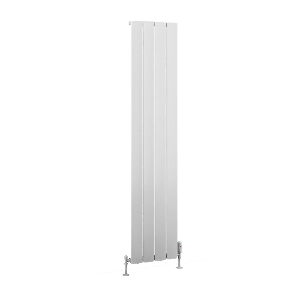 Malmesbury 1800 x 375 Aluminium Radiator Matt White