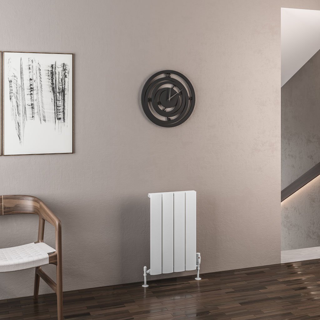 Malmesbury 600 x 375 Aluminium Radiator Matt White