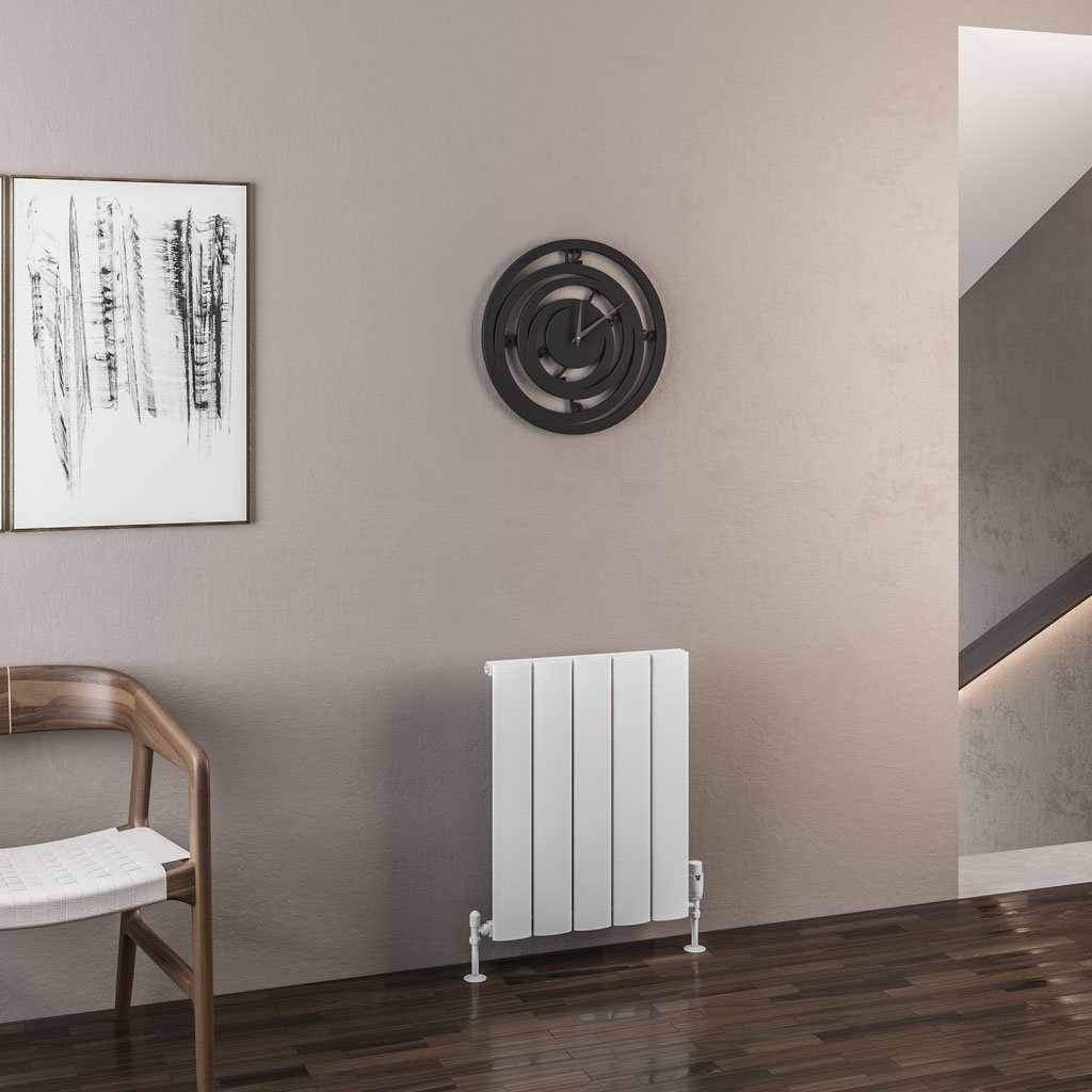 Malmesbury 600 x 470 Aluminium Radiator Matt White