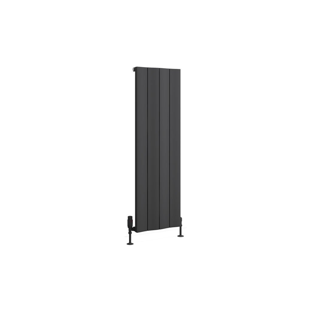 Fairford 1200 x 375 Aluminium Radiator Matt Anthracite