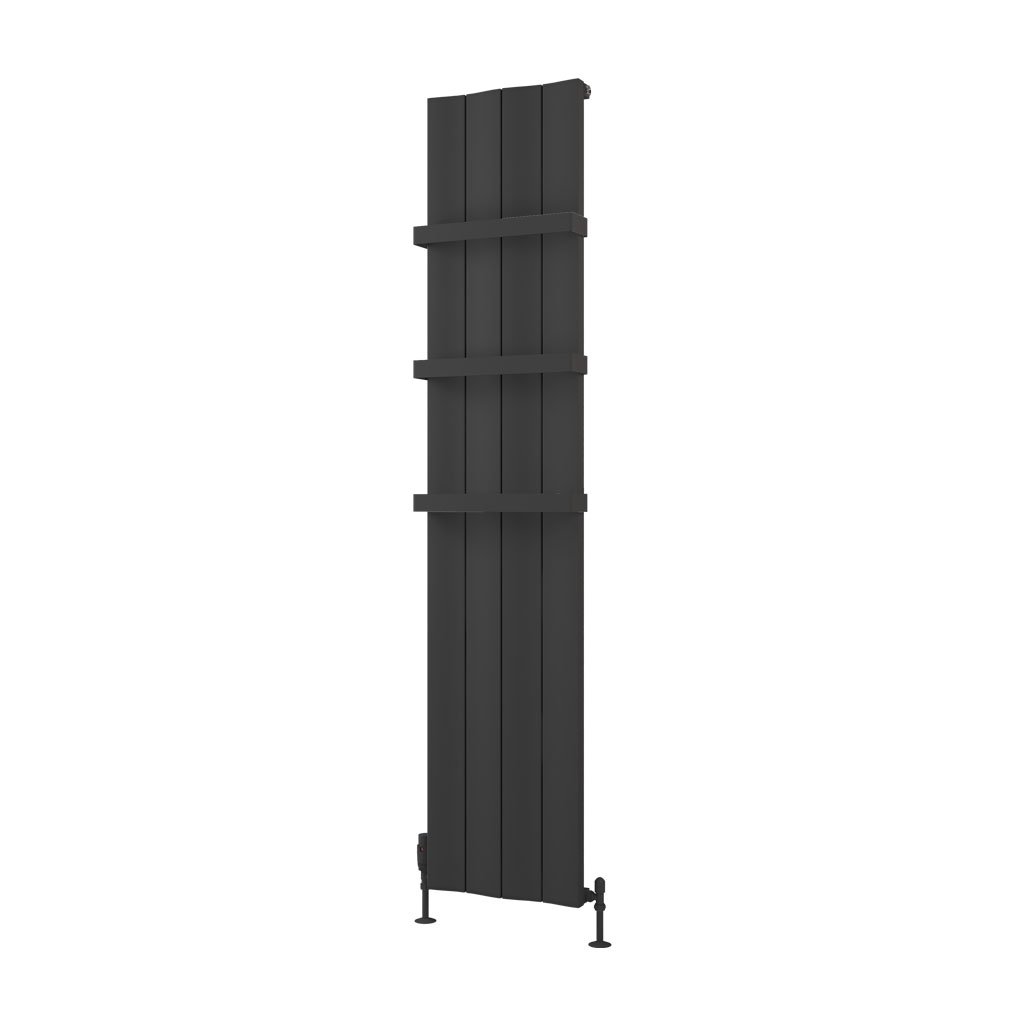 Fairford 1800 x 375 Aluminium Radiator Matt Anthracite