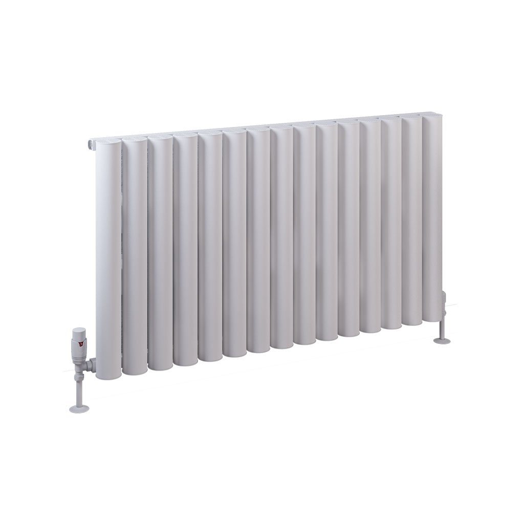 Burford 600 x 1045 Aluminium Radiator Matt White