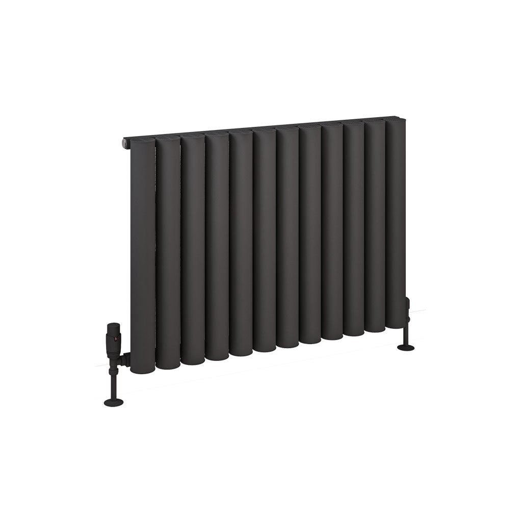 Burford 600 x 835 Aluminium Radiator Matt Anthracite