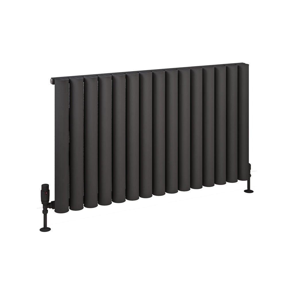 Burford 600 x 1045 Aluminium Radiator Matt Anthracite