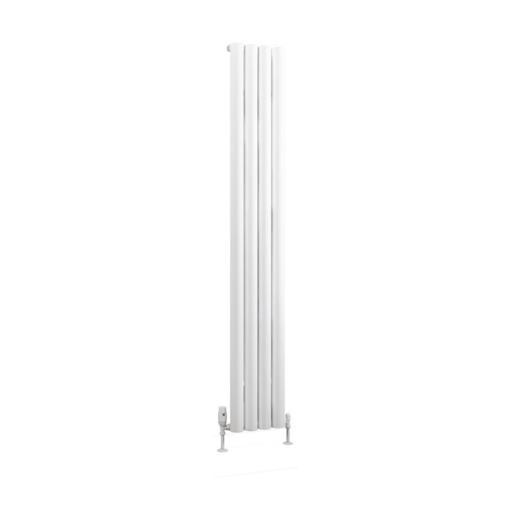 Kelmscott 1800 x 275 Aluminium Radiator Matt White