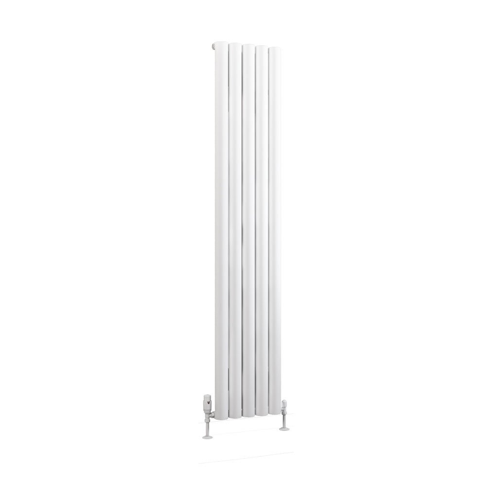 Kelmscott 1800 x 345 Aluminium Radiator Matt White