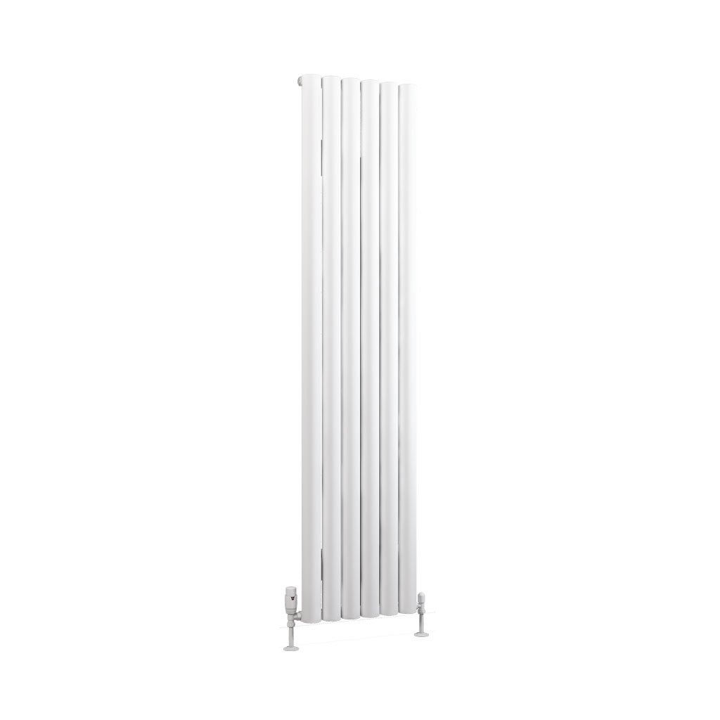 Kelmscott 1800 x 415 Aluminium Radiator Matt White