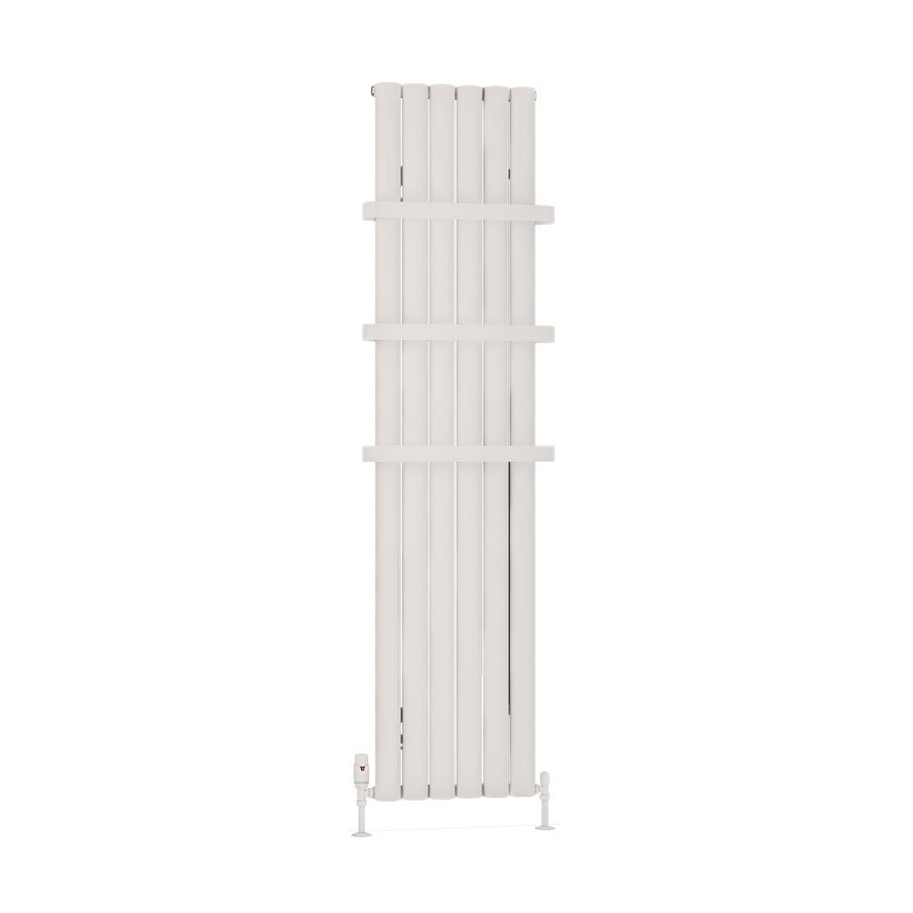 Kelmscott 1800 x 415 Aluminium Radiator Matt White