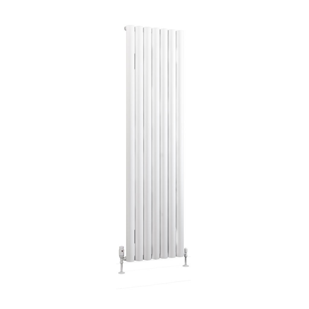 Kelmscott 1800 x 485 Aluminium Radiator Matt White