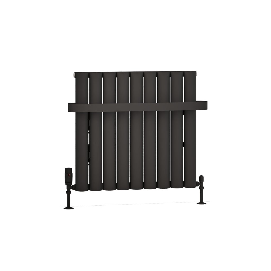 Kelmscott 600 x 625 Aluminium Radiator Matt Anthracite