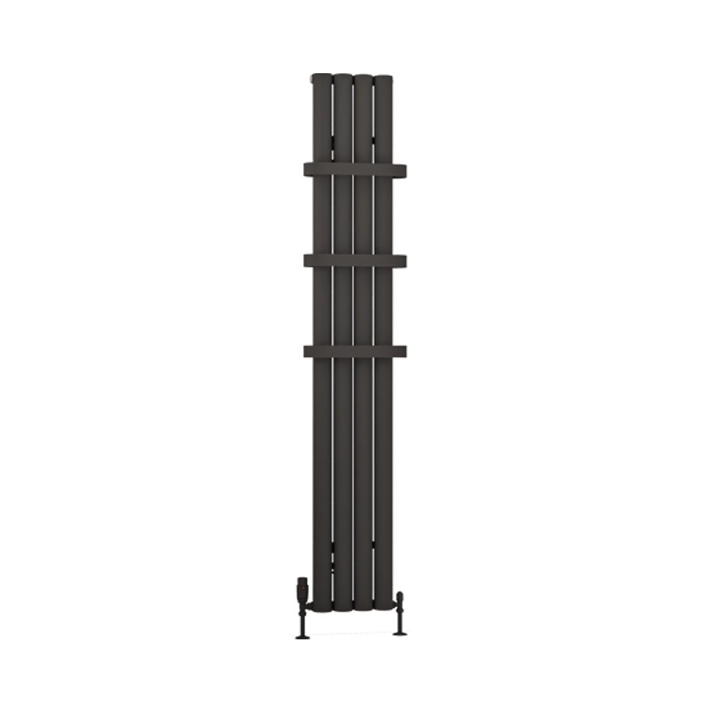 Kelmscott 1800 x 275 Aluminium Radiator Matt Anthracite