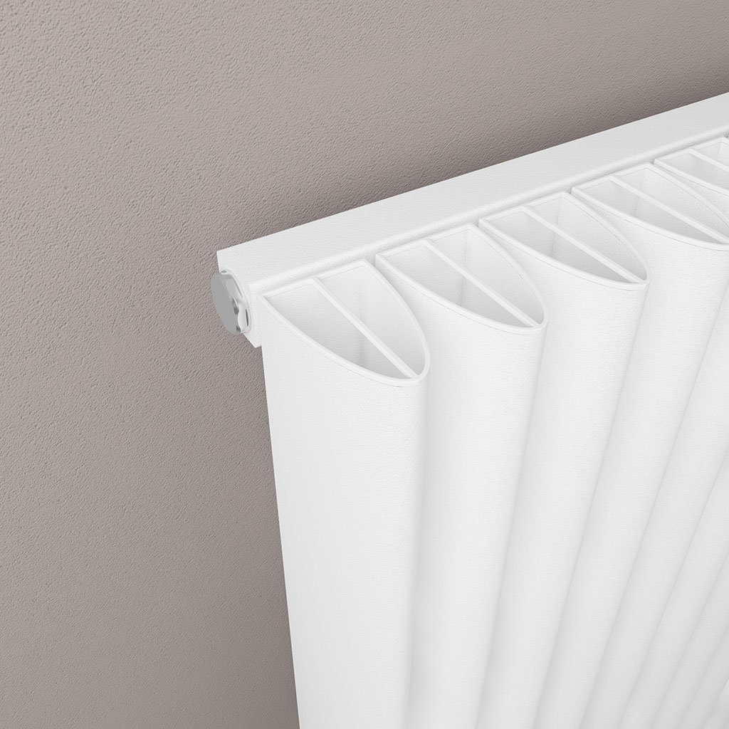 Witney 1800 x 280 Aluminium Radiator Matt White