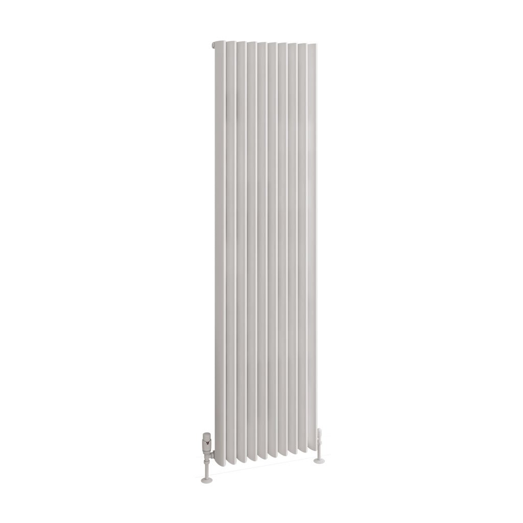 Witney 1800 x 470 Aluminium Radiator Matt White