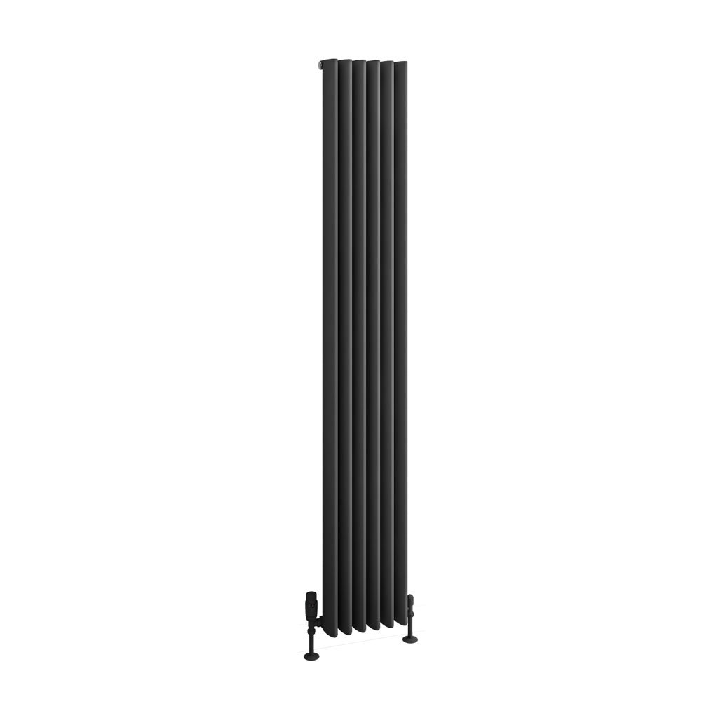 Witney 1800 x 280 Aluminium Radiator Matt Anthracite