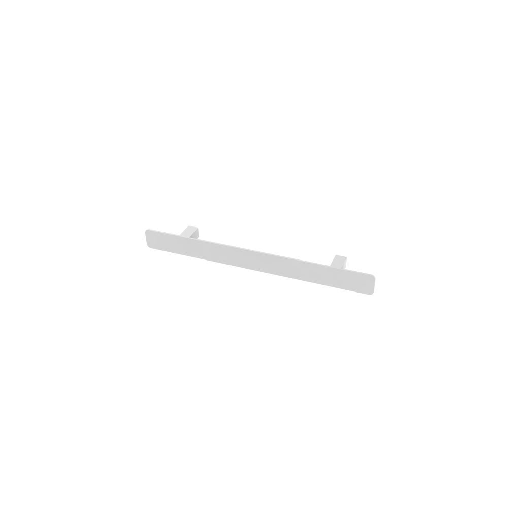 Universal Flat Style Towel Hanger 470mm Matt White