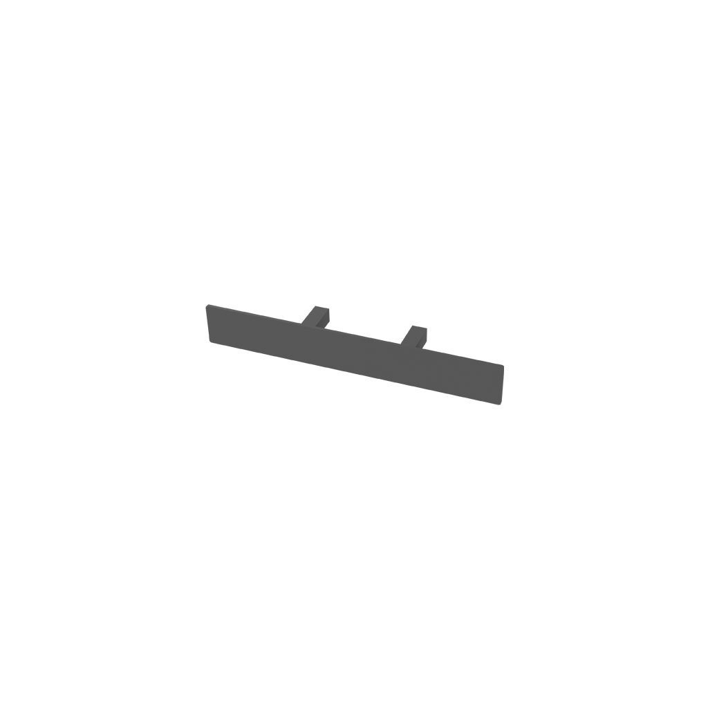 Malmesbury Flat Style Towel Hanger 280mm Matt Anthracite