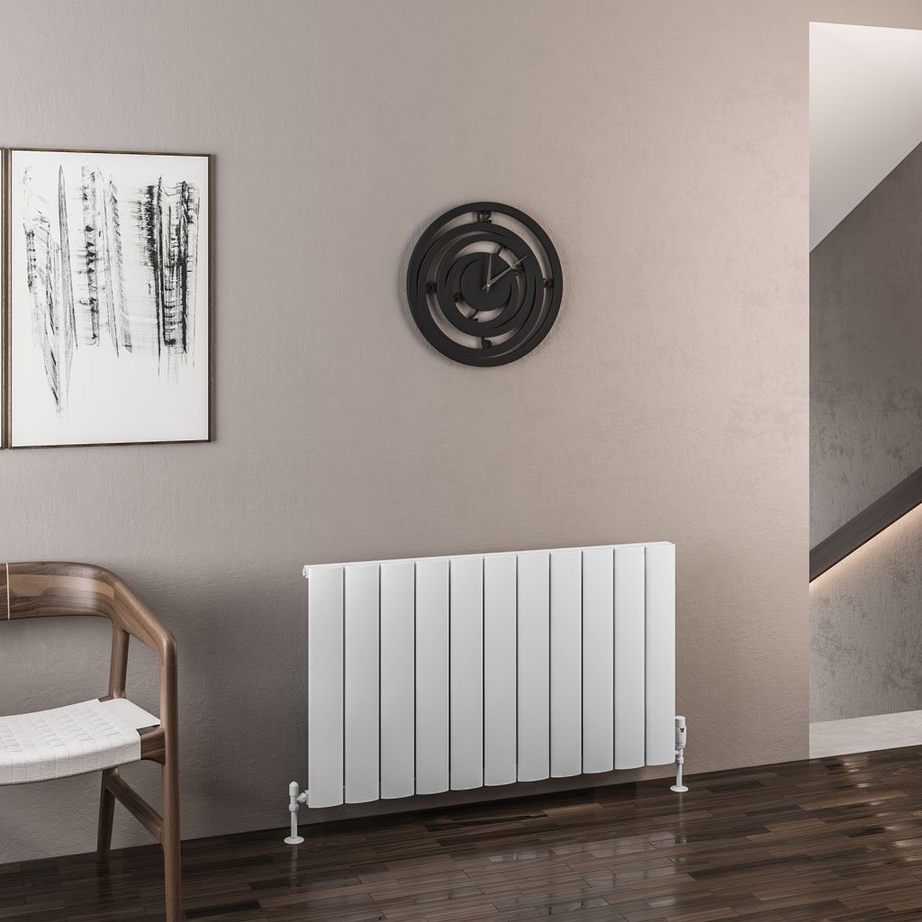 Malmesbury 600 x 1040 Aluminium Radiator Matt White