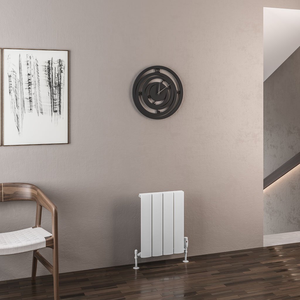 Malmesbury 500 x 375 Aluminium Radiator Matt White