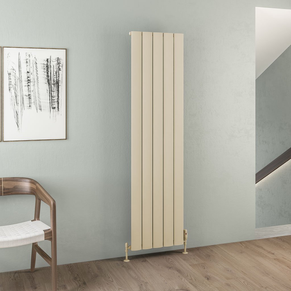 Malmesbury 1800 x 470 Aluminium Radiator Matt Cappuccino