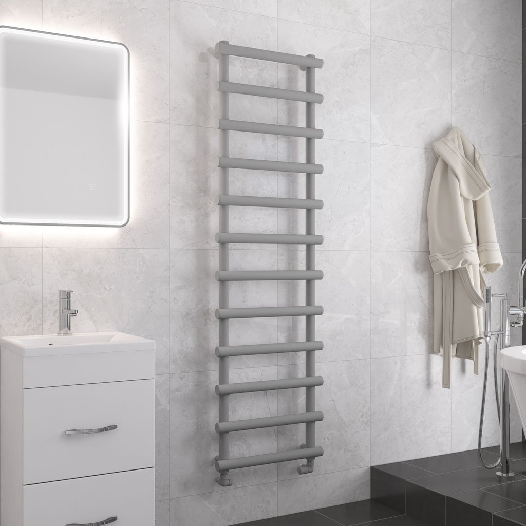 Marlow 1750 x 500 Towel Rail Matt Grey