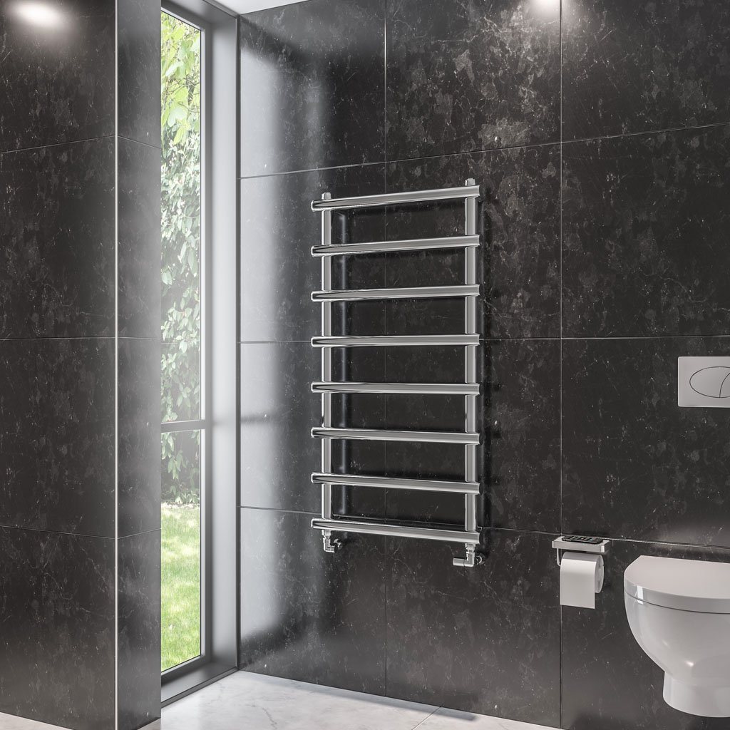 Marlow 1150 x 600 Towel Rail Chrome