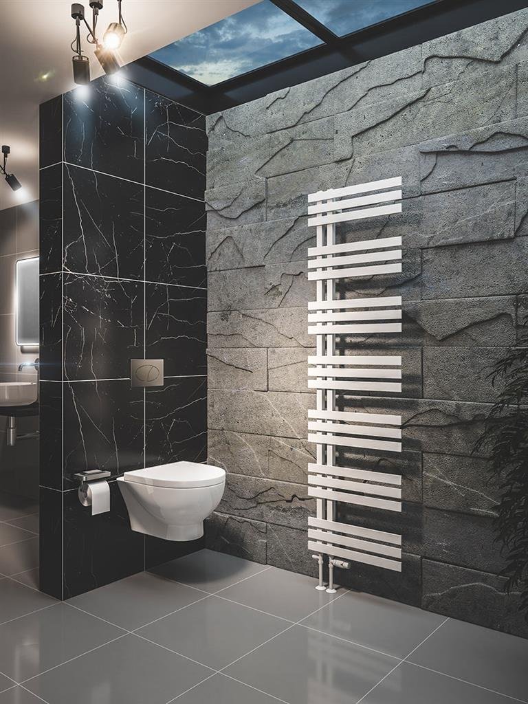 Hurley 1800 x 500 Towel Rail Matt White 