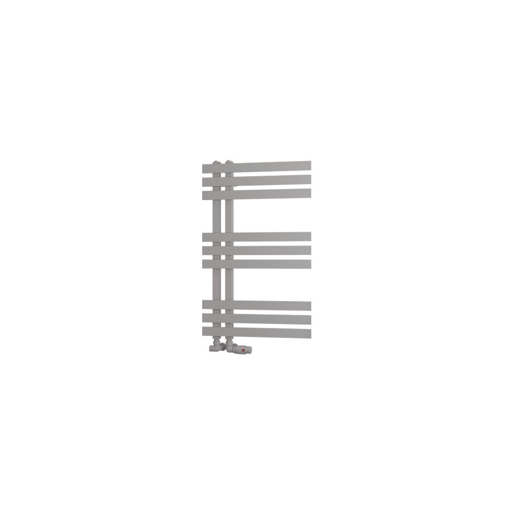 Hurley 800 x 500 Towel Rail Matt Grey 