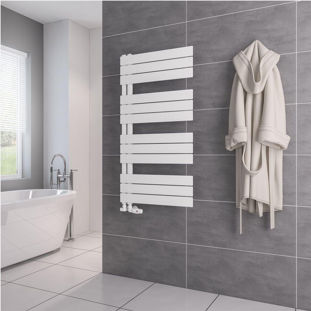 Helmsley 1150 x 600 Towel Rail Matt White