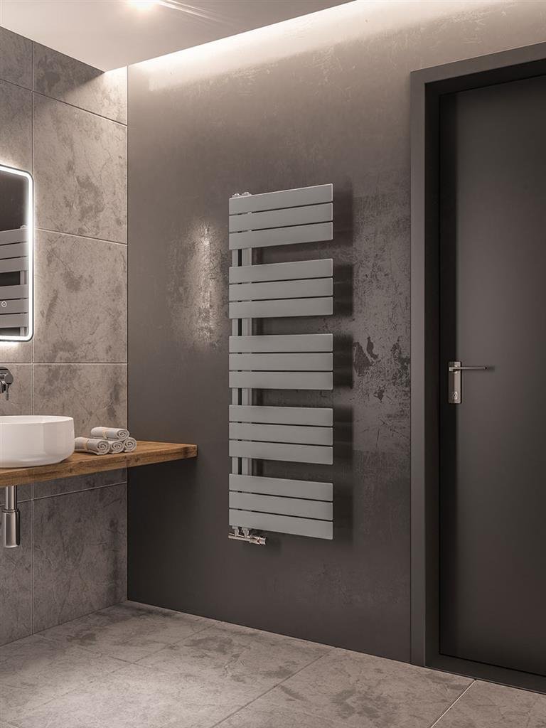 Helmsley 1400 x 500 Towel Rail Matt Grey