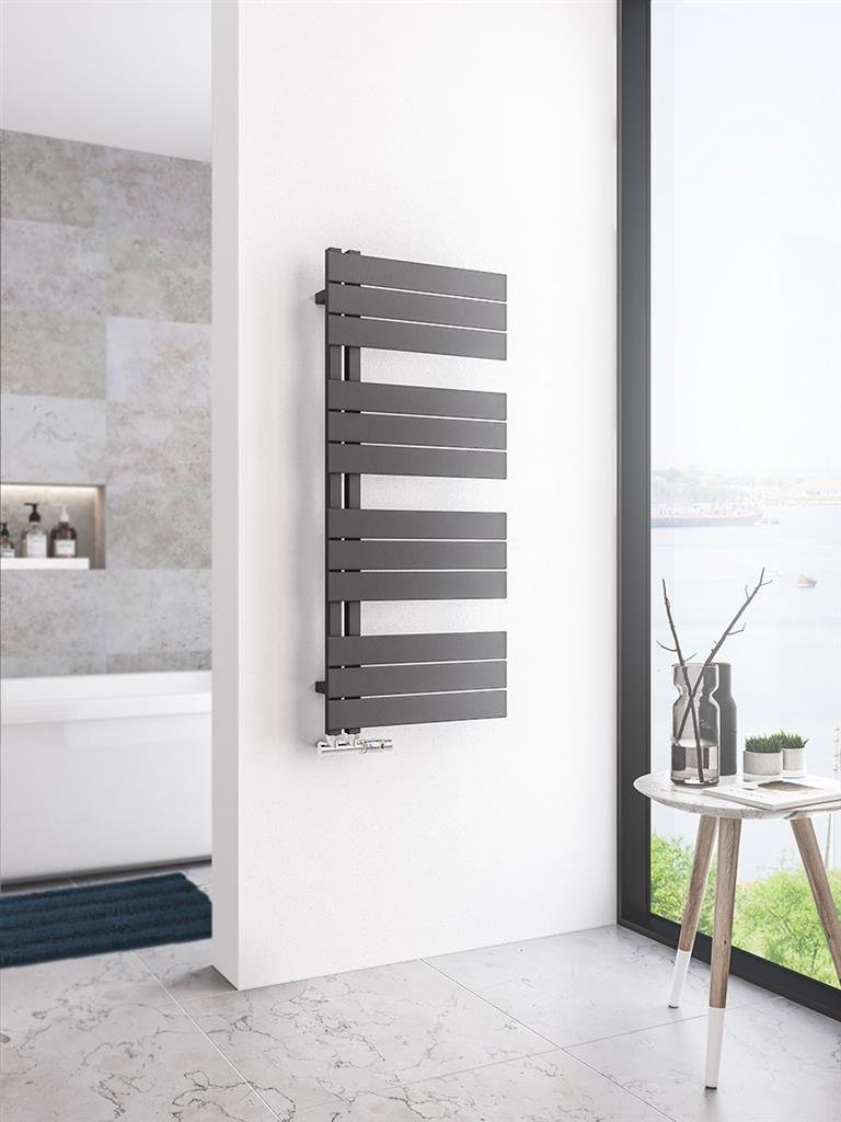 Helmsley 1150 x 500 Towel Rail Matt Anthracite