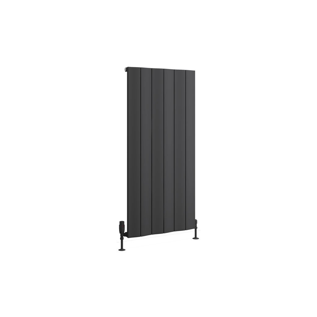 Fairford 1200 x 565 Aluminium Radiator Matt Anthracite