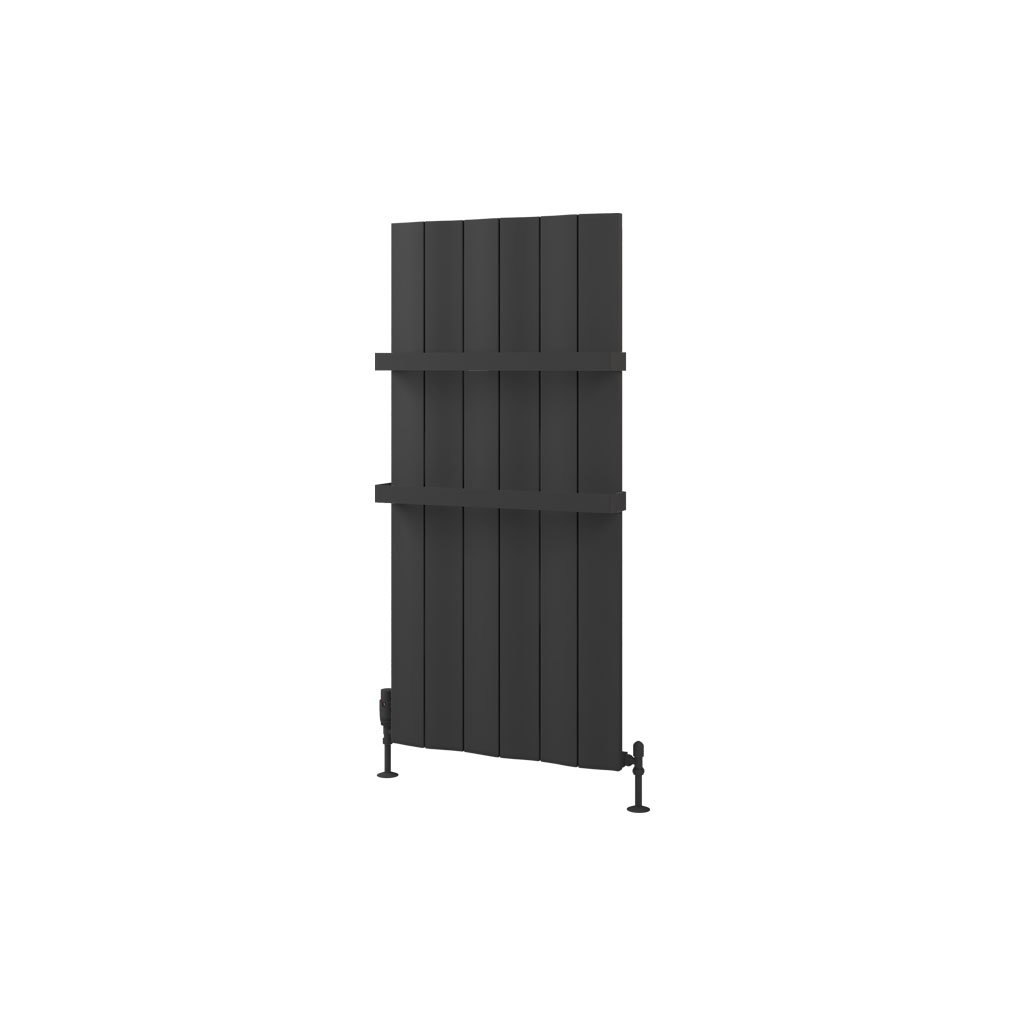 Fairford 1200 x 565 Aluminium Radiator Matt Anthracite