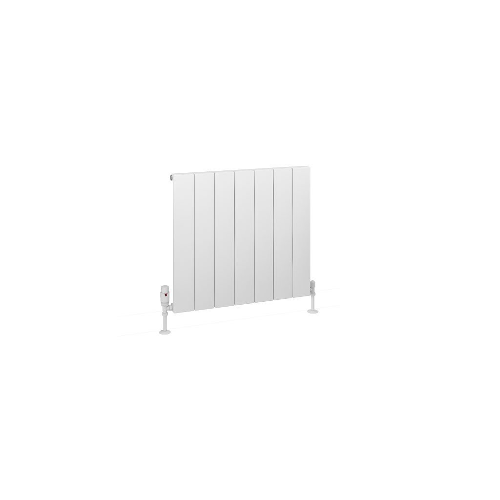 Charlton 600 x 660 Aluminium Radiator Matt White