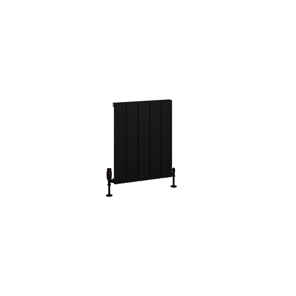 Charlton 600 x 470 Aluminium Radiator Matt Black