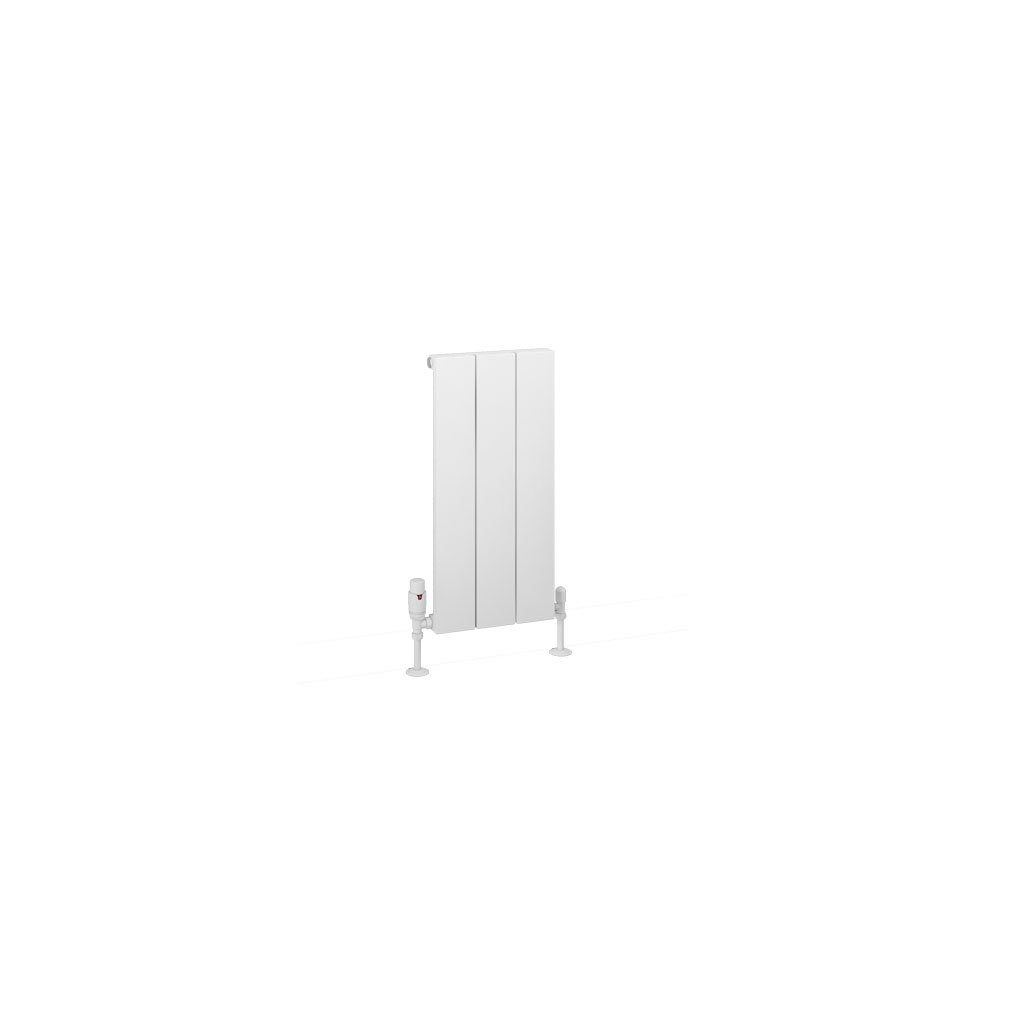 Charlton 600 x 280 Aluminium Radiator Matt White