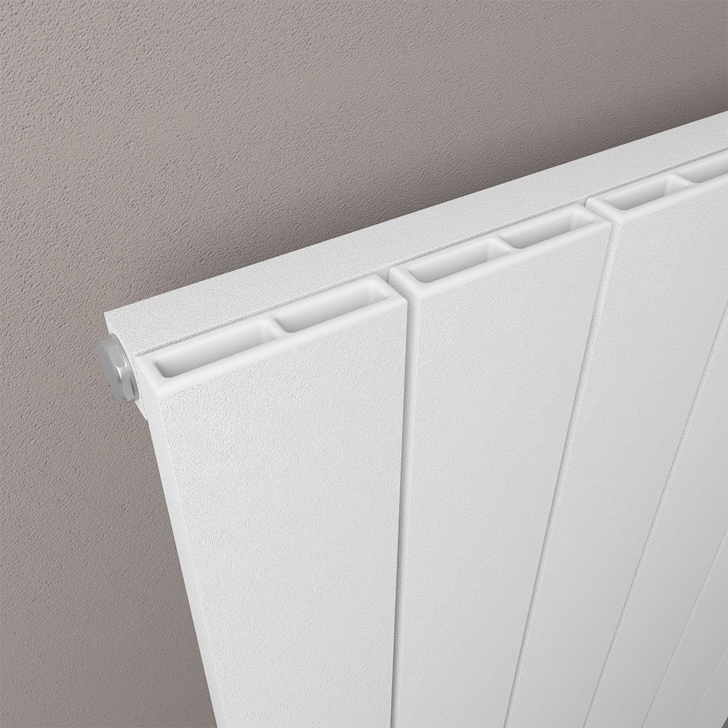 Charlton 600 x 280 Aluminium Radiator Matt White