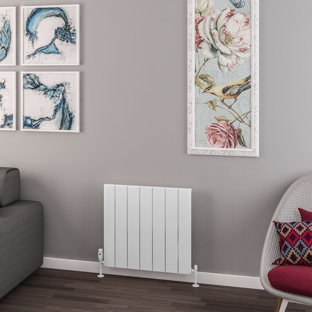 Withington 600 x 660 Aluminium Radiator Matt White