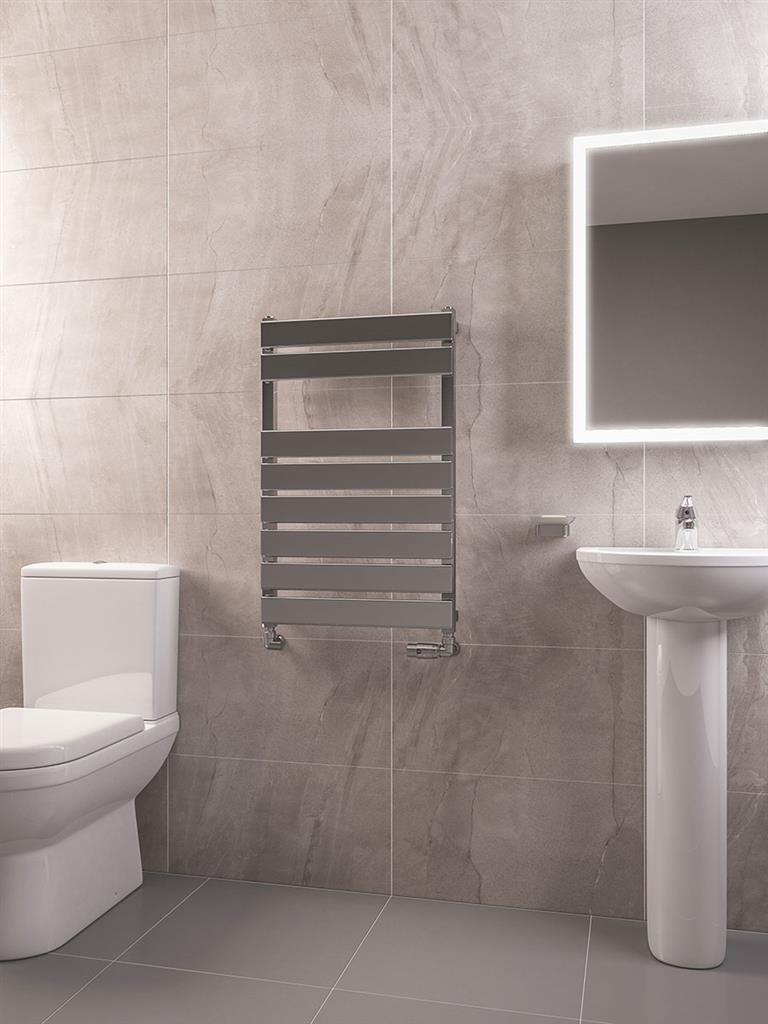 Deddington 800 x 500 Towel Rail Chrome